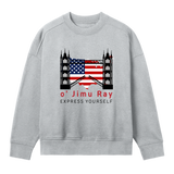 Stars & Stripes Bold 4th July Sweatshirt - Grey melange women - Sweatshirts