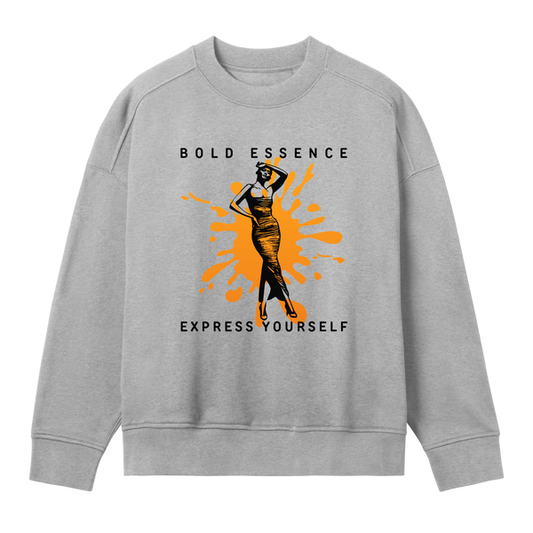 Vibrant Confidence - Oversized Sweatshirt - Grey melange women - Sweatshirts