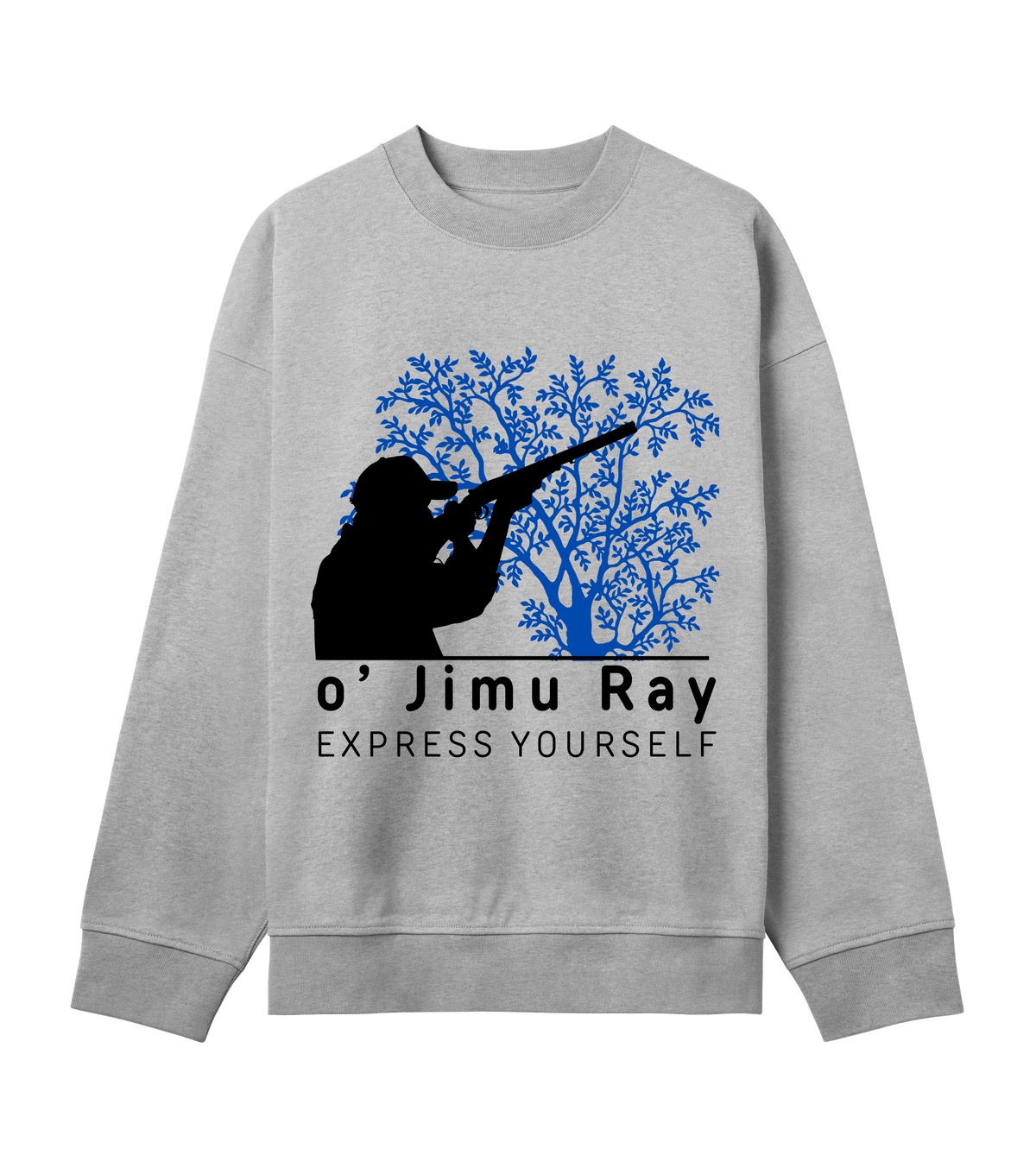 Creative Silhouette - Boxy Fit - Grey melange men - Sweatshirts