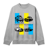 Classic Cars - Bold and Boxy - Grey melange men - Sweatshirts