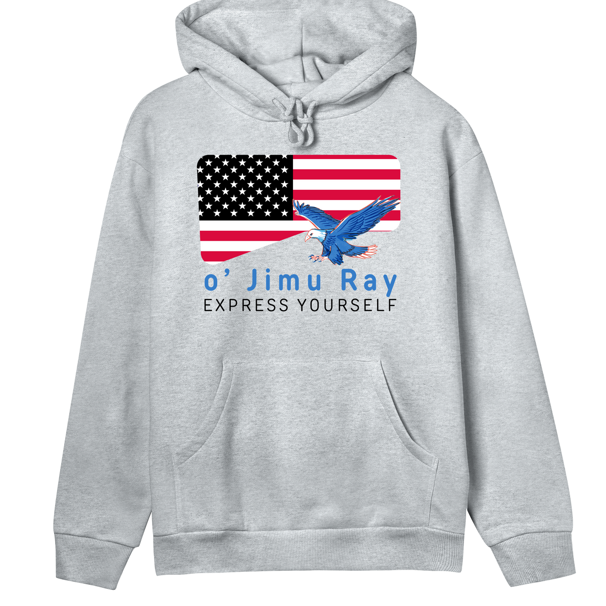 Stars, Stripes, and Style - 4th July Special - Grey melange women - Hoodies