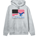 Stars, Stripes, and Style - 4th July Special - Grey melange women - Hoodies