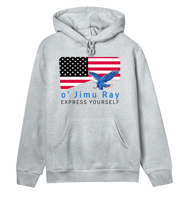 Stars, Stripes, and Style - 4th July Special - Grey melange women - Hoodies