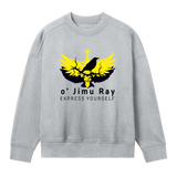 Eagle's Flight - Oversized Elegance - Grey melange women - Sweatshirts