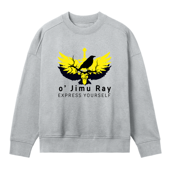 Eagle's Flight - Oversized Elegance - Grey melange women - Sweatshirts