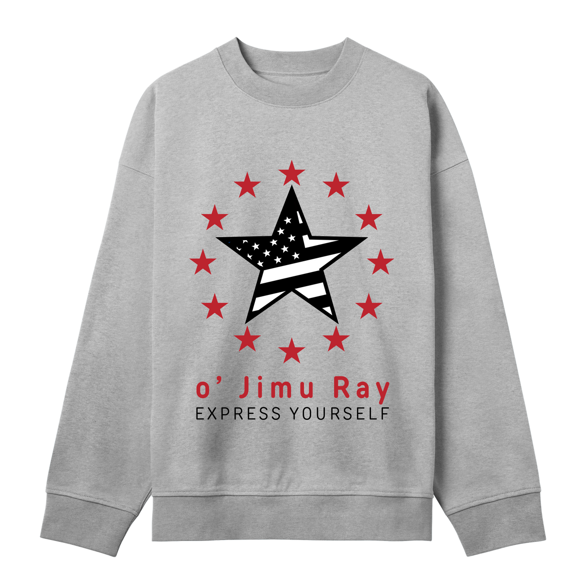 American Star Edition - o' Jimu Ray 4th July Special - Grey melange men - Sweatshirts