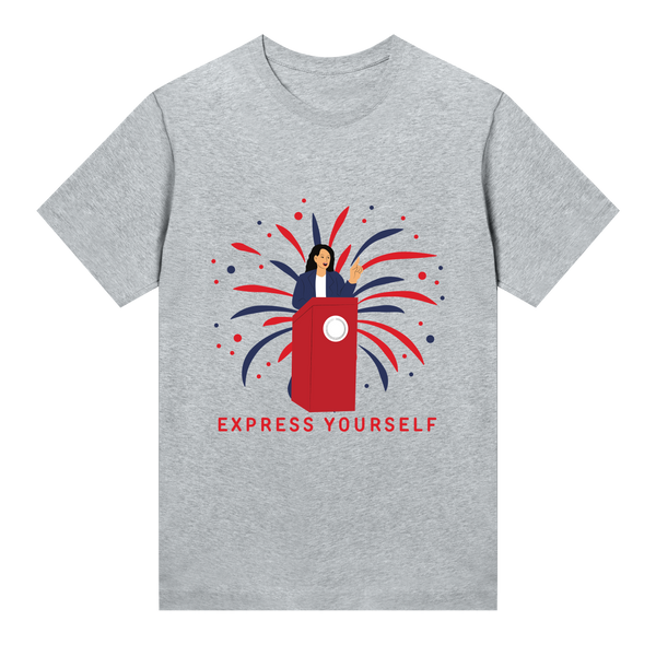 Patriotic Fashion - o' Jimu Ray 4th July Special - Grey melange women - T-shirts