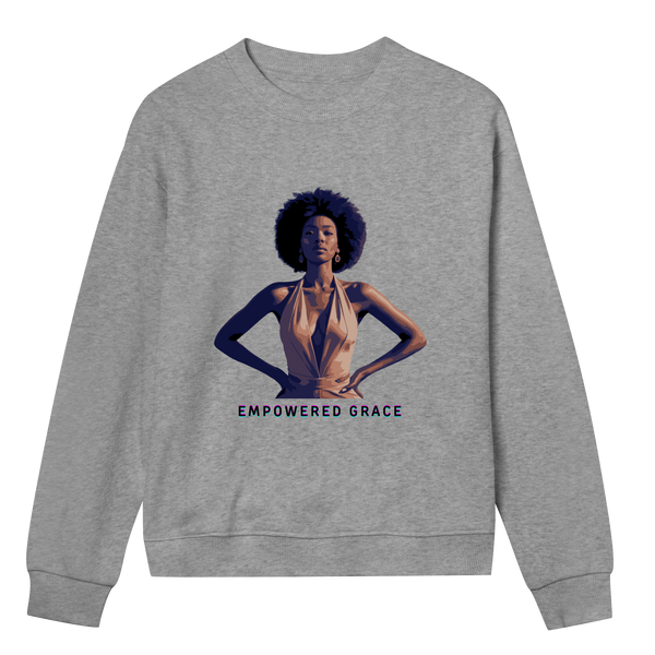 Empowered Grace - Bold Elegance Sweatshirt - Grey melange women - Sweatshirts