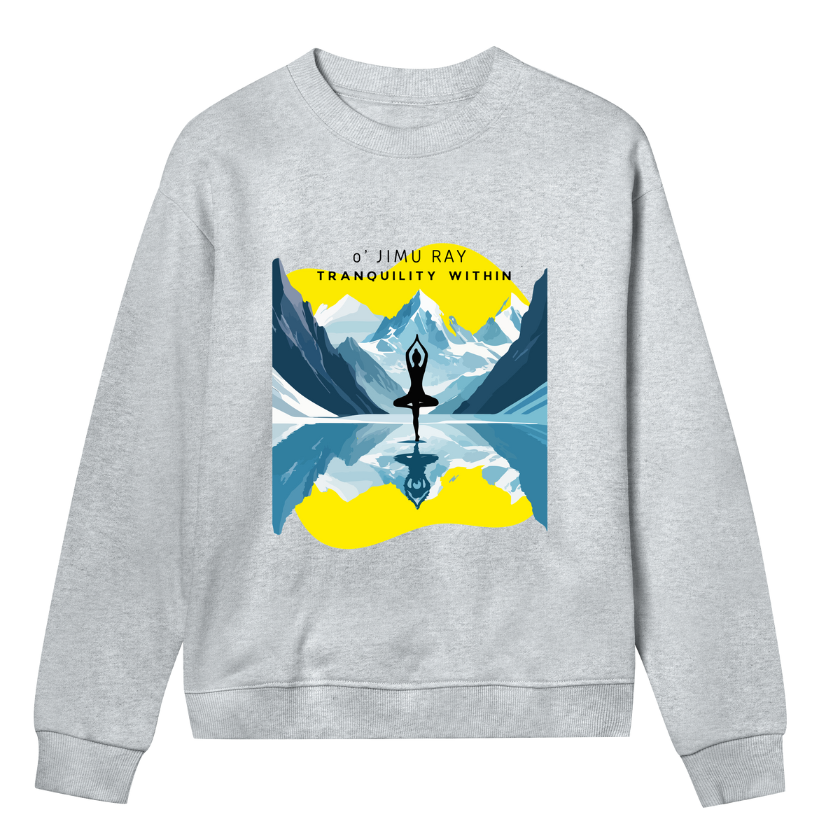 Echoes of Tranquillity - Wearable Peace - Grey melange women - Sweatshirts