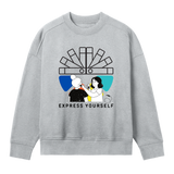 Palette of Expression Sweatshirt - Grey melange women - Sweatshirts