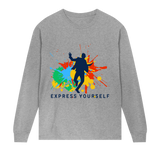 Playful Expressions - Define Your Style - Grey melange men - Long Sleeve T-shirts