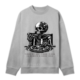 Skull & Slice - Unleash Your Inner Rebel - Grey melange men - Sweatshirts