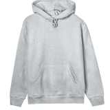 Floral Grace: Hoodie - Grey melange women - Hoodies