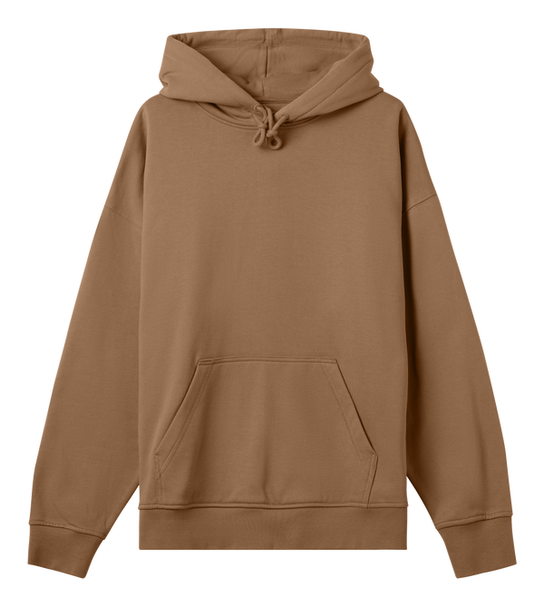 Ice Warrior - Bold Hockey-Inspired Boxy Hoodie - Toffee brown men - Hoodies