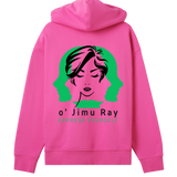 Bold Silhouettes - Artistic Hoodie - Hyper pink women - Hoodies