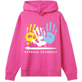 Artistic Flair - Bold Hoodie - Hyper pink women - Hoodies