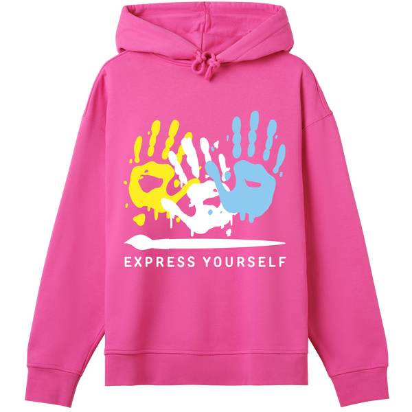 Artistic Flair - Bold Hoodie - Hyper pink women - Hoodies