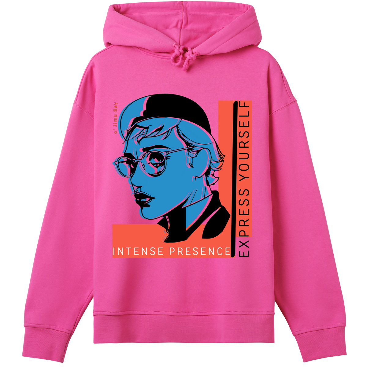 Intense Presence Hoodie - Hyper pink women - Hoodies