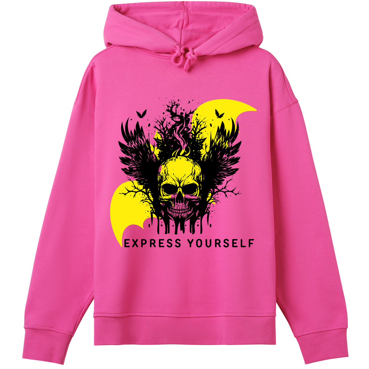 Skull & Shadows - Embrace the Dark - Hyper pink women - Hoodies