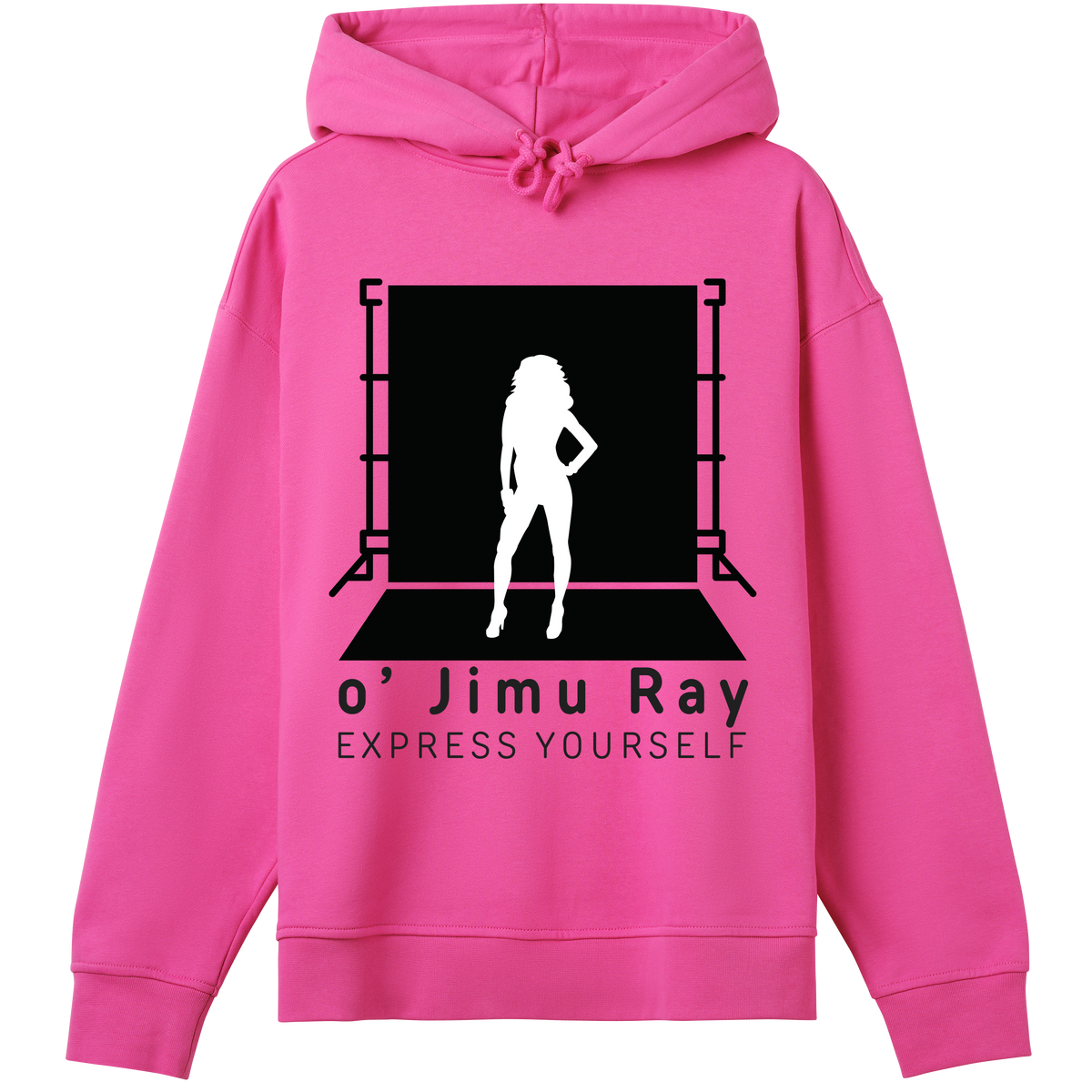 Pose Boldly - Ultimate Oversized Comfort - Hyper pink women - Hoodies