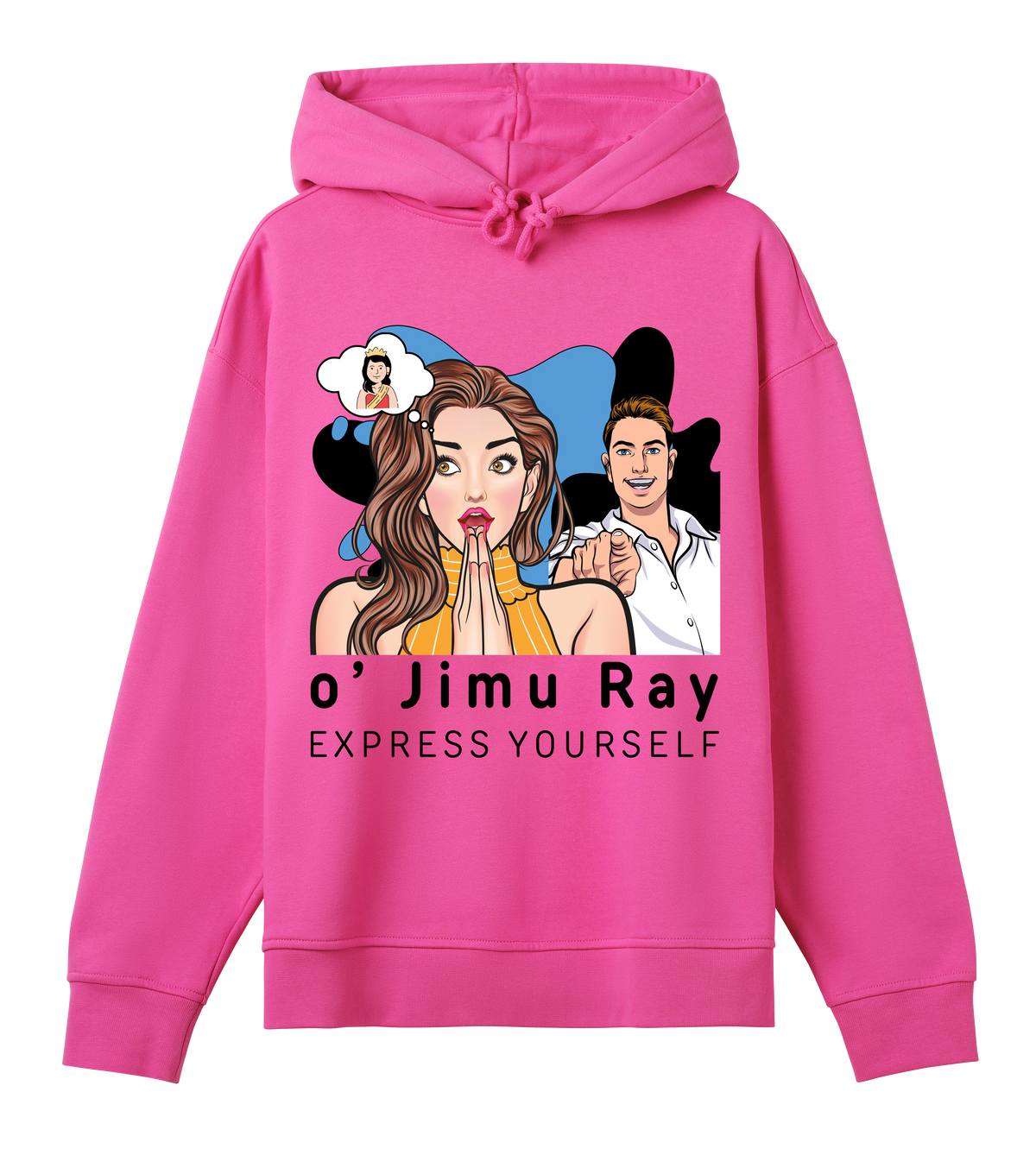 Dream Big - Bold Hoodie - Hyper pink women - Hoodies