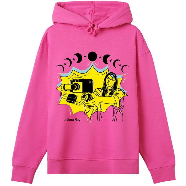 Frame Your World - Bold Hoodie for the Bold You - Hyper pink women - Hoodies