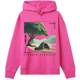 Serene Escape - Nature's Retreat Hoodie - Hyper pink women - Hoodies