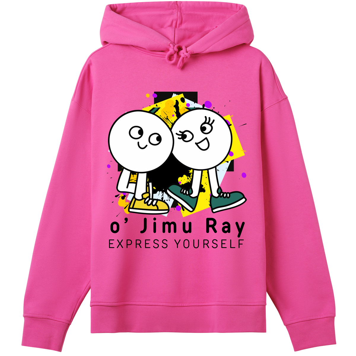 Happy Faces - Embrace the Joy - Hyper pink women - Hoodies