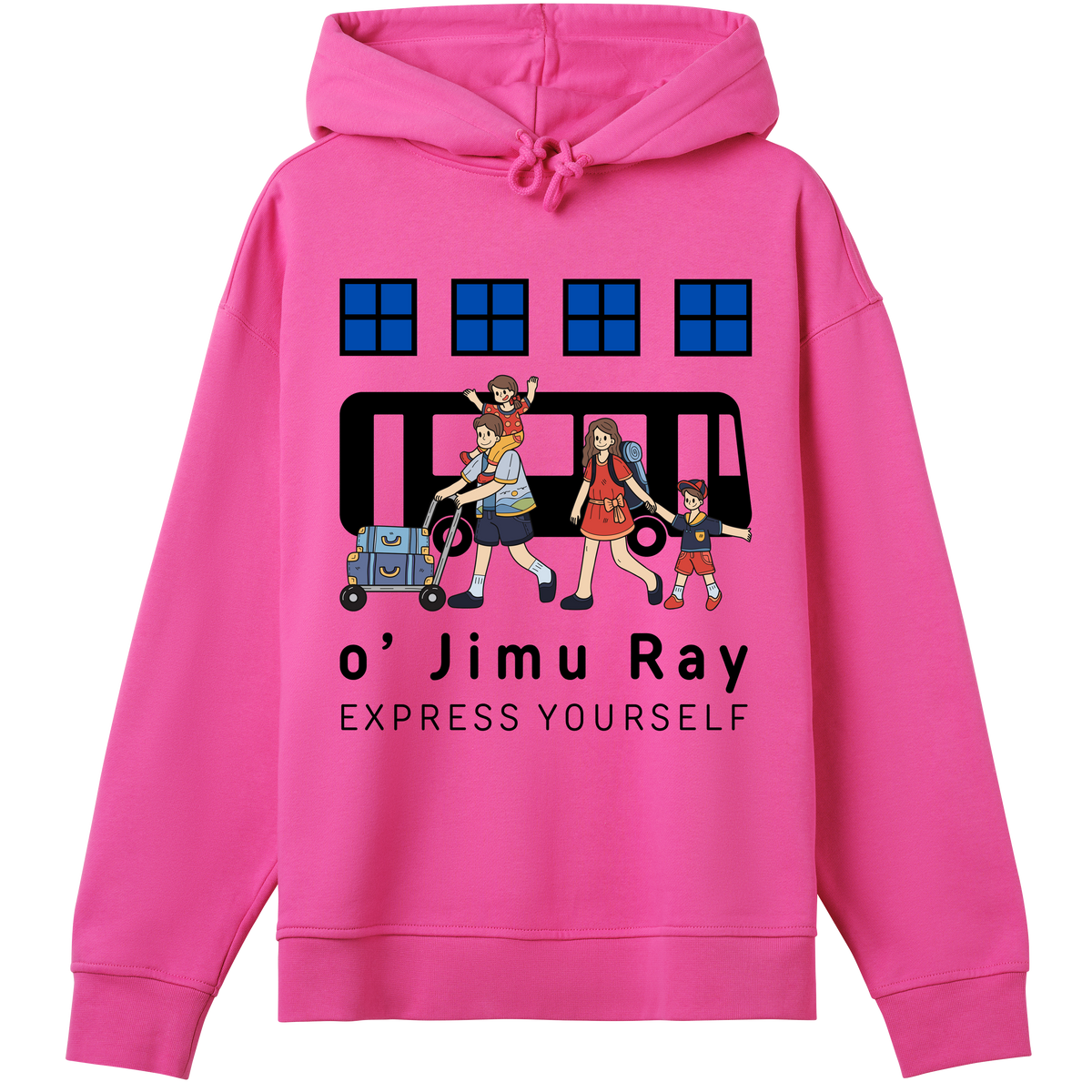 Family Adventure - Journey Together - Hyper pink women - Hoodies