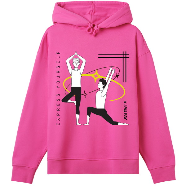 Inner Balance - Harmony in Style - Hyper pink women - Hoodies