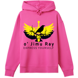 Wings of Valor - Embrace Your Power - Hyper pink women - Hoodies