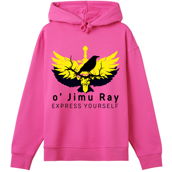 Wings of Valor - Embrace Your Power - Hyper pink women - Hoodies