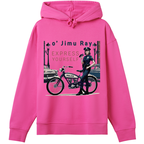 Retro Law & Style - Bold Hoodie - Hyper pink women - Hoodies