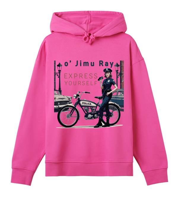 Retro Law & Style - Bold Hoodie - Hyper pink women - Hoodies