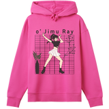 Anime Flair - Bold Style Statement Hoodie - Hyper pink women - Hoodies