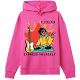 DJ Delight - Expressive Hoodie - Hyper pink women - Hoodies