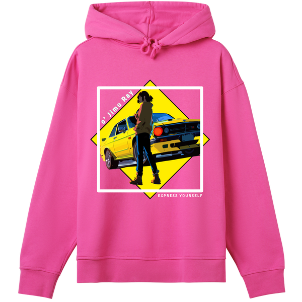 Unleash Your Urban Cool - Street Style Hoodie - Hyper pink women - Hoodies