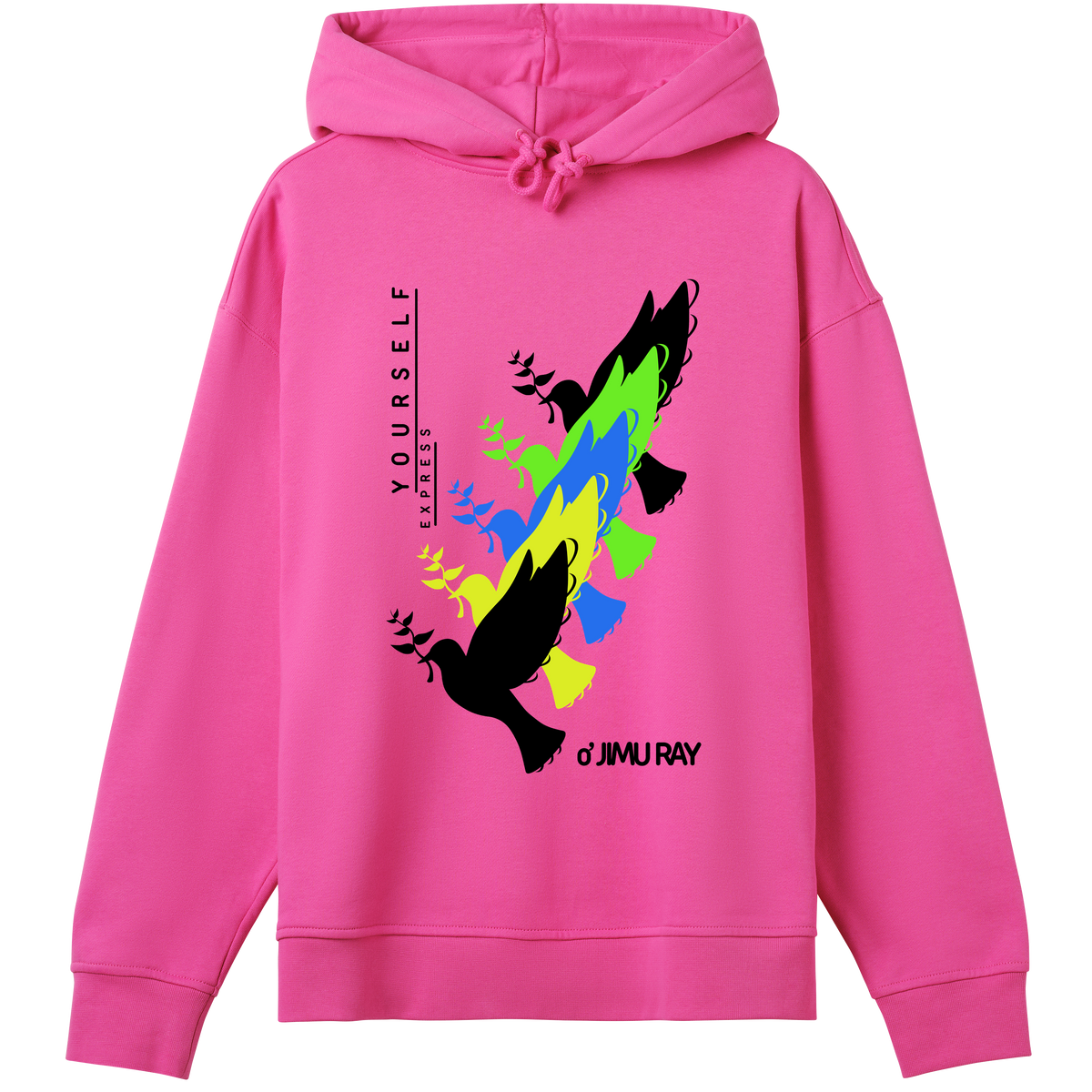 Flight of Freedom Hoodie - Hyper pink women - Hoodies