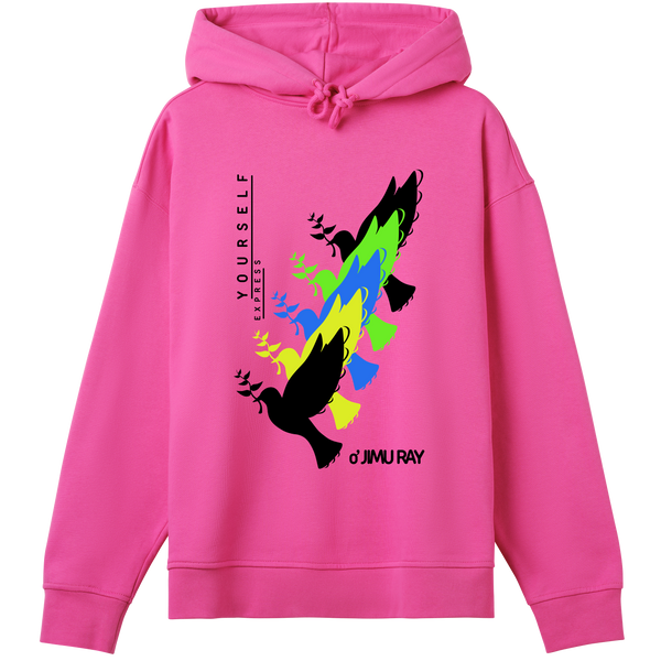 Flight of Freedom Hoodie - Hyper pink women - Hoodies