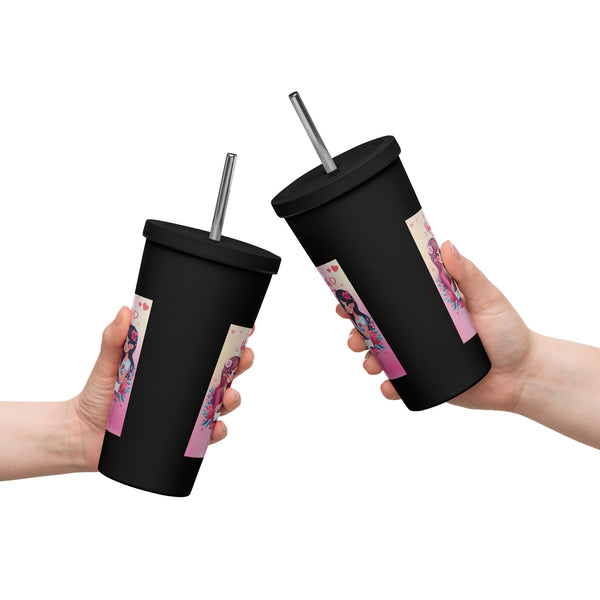 Made With Love - Celebrate Friend's Day with Every Sip - Black - Tumblers