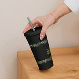 Charming Floral Art Tumbler - - Travel Mugs