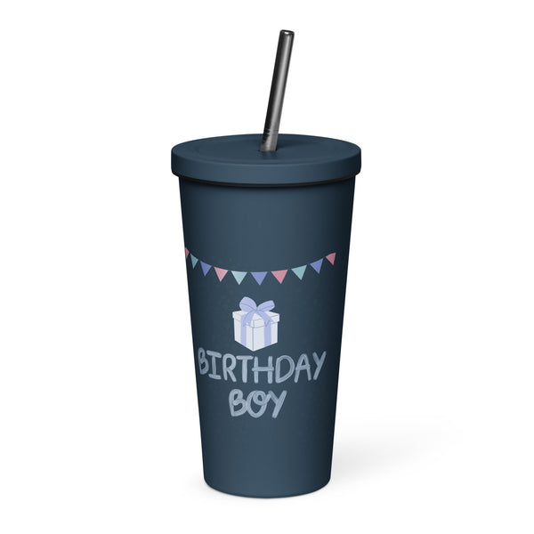 Birthday Boy – A Fun & Loving Tumbler for Your Husband - Navy - Tumblers