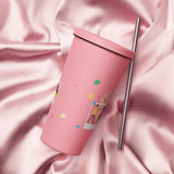 Every Year, You Grow More Beautiful - Birthday Tumbler for Wife - Pink - Tumblers