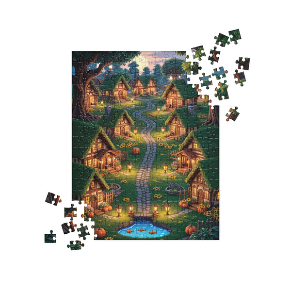 Autumn Evening Puzzle - A Village of Tranquility - Default Title - Puzzles