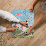 Side by Side - A Love Story Puzzle - 520 pieces - Puzzles