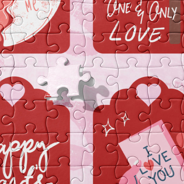 Love Unfolds: A Valentine’s Jigsaw Puzzle for Couples - 520 pieces - Puzzles
