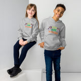 Unicorn Joy Eco Hoodie - You Are Amazing - Athletic Heather - Kid's Hoodie