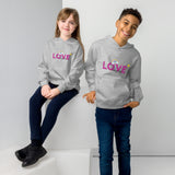 Love Every Day Kids Eco Hoodie - Athletic Heather - Kid's Hoodie