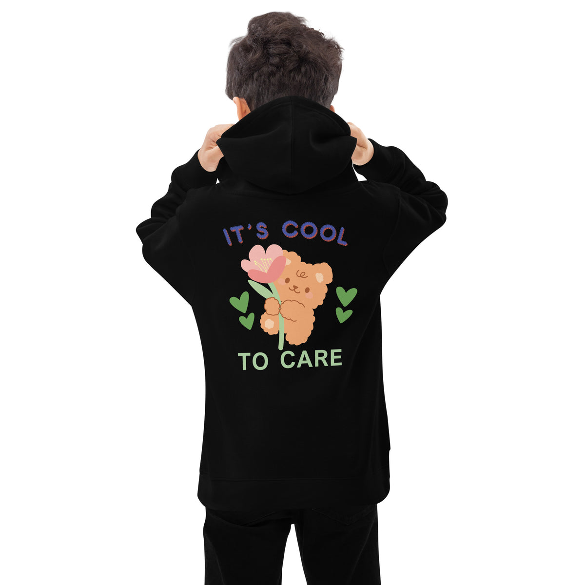 It's Cool to Care - Kids Eco Hoodie - - Kid's Hoodie