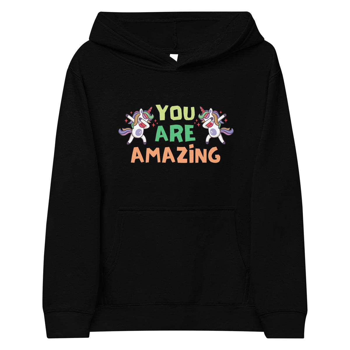 Unicorn Joy Eco Hoodie - You Are Amazing - - Kid's Hoodie